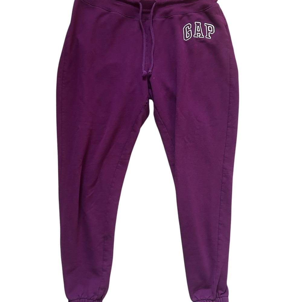 GAP Burgundy Casual Joggers
